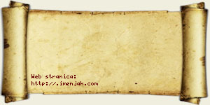 Neva Jaćimović vizit kartica